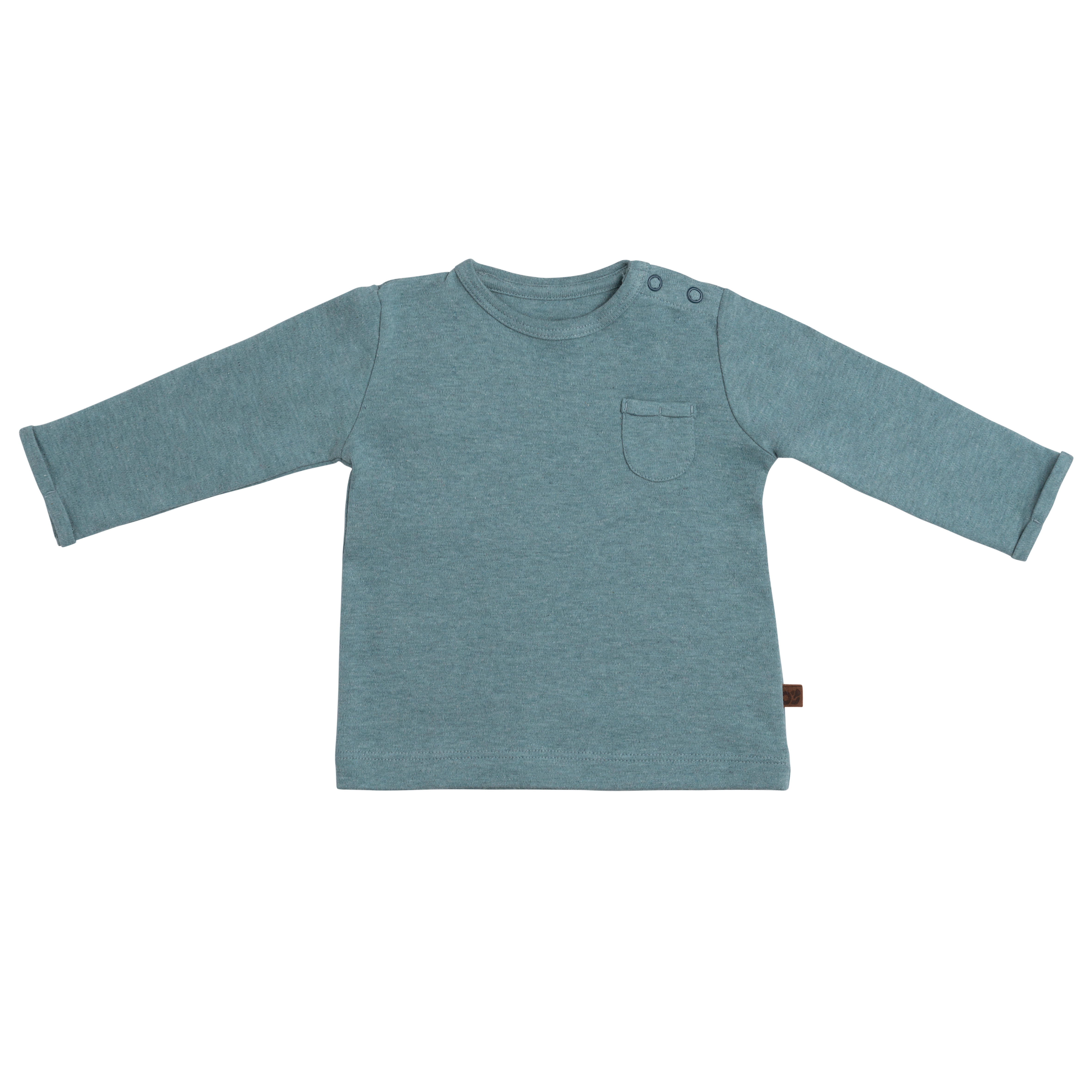 Baby Pullover Melange Stonegreen - 68