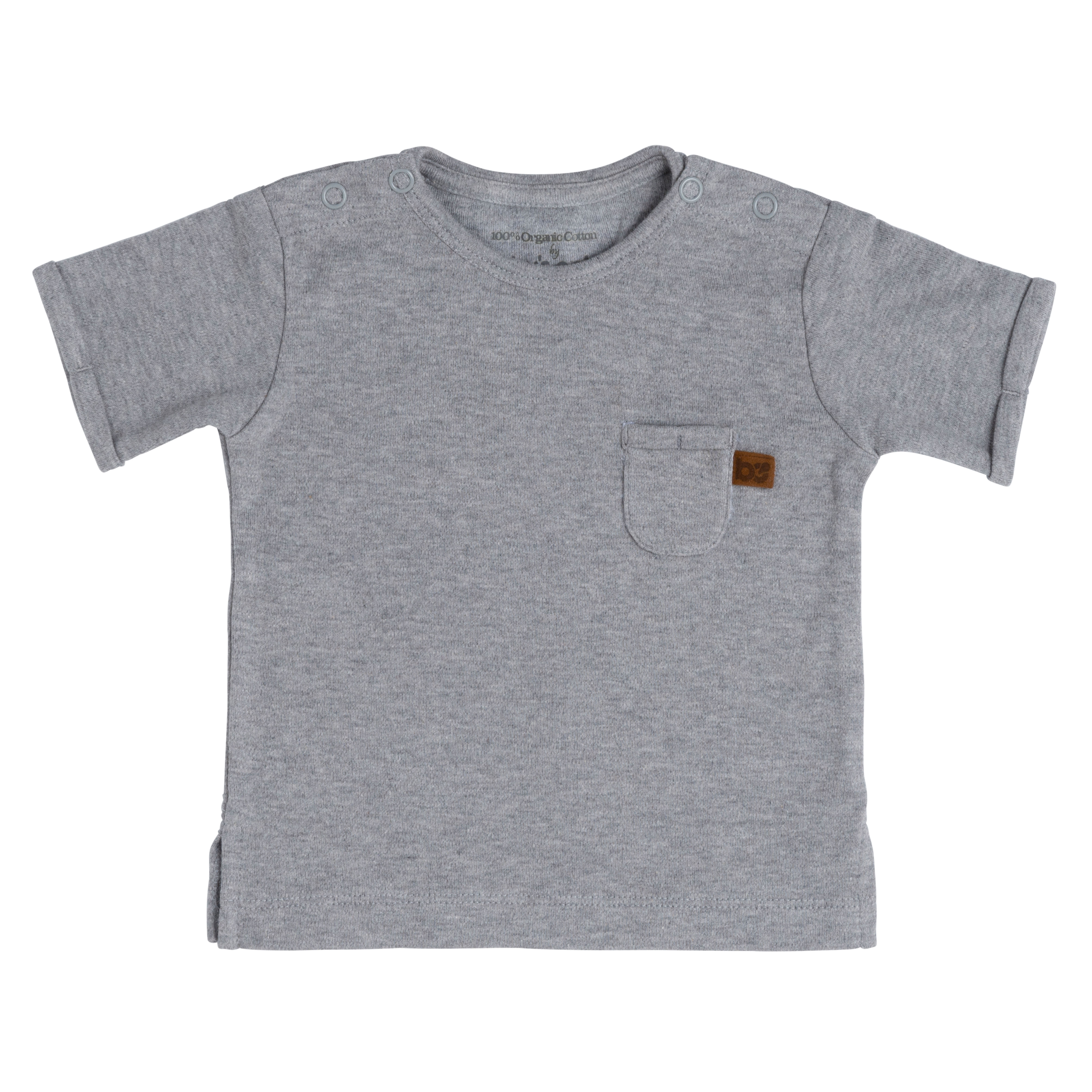 T-Shirt Melange Grau - 50