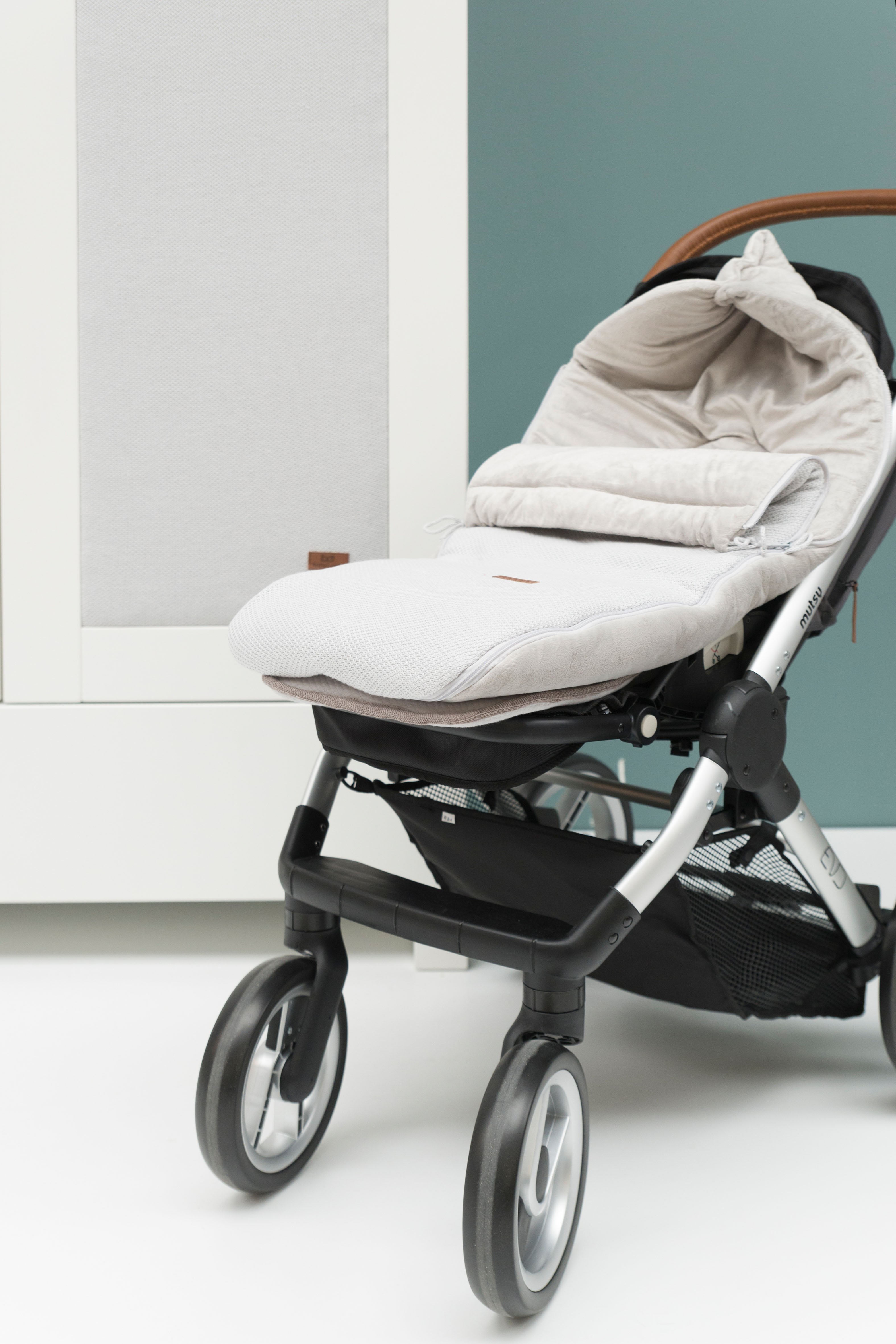 Fußsack Buggy Classic Stone Red