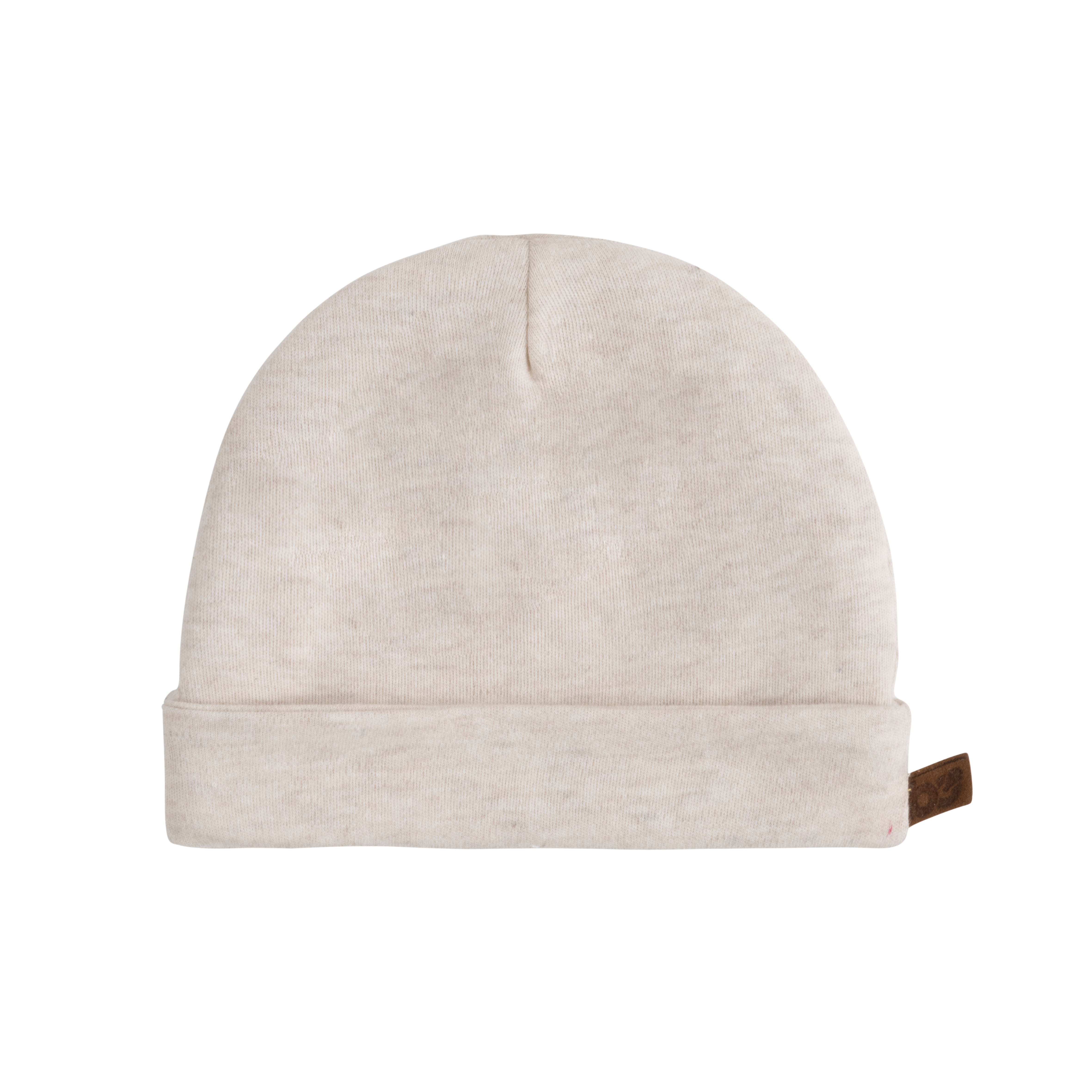 Mütze Melange warm linen - 0-3 Monate